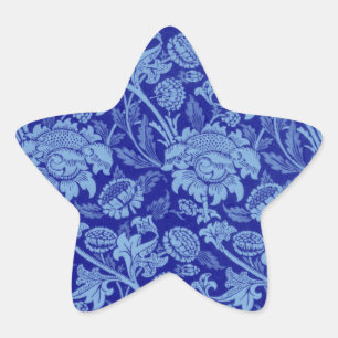 Pegatina En Forma De Estrella Blue Wey de William Morris