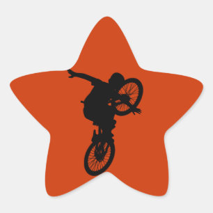 PEGATINA EN FORMA DE ESTRELLA BMX