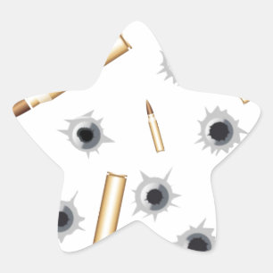 Pegatina En Forma De Estrella BULLETSNBULLETHOLES.png