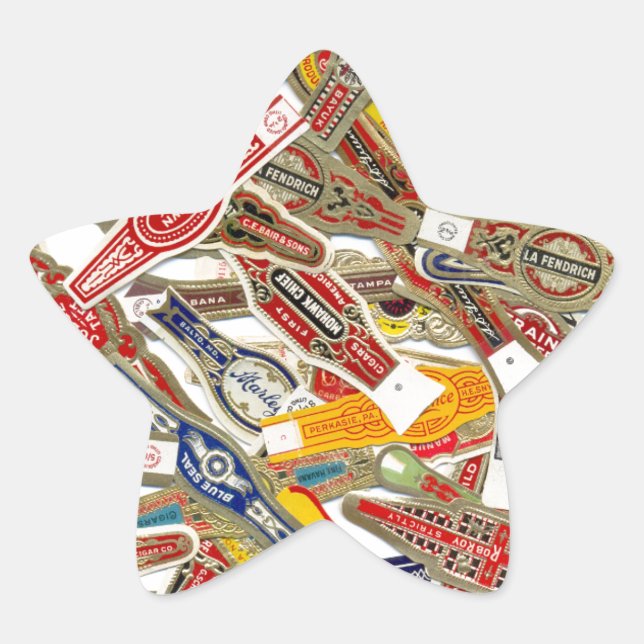 Pegatina En Forma De Estrella Calzoncillos de anillo de puros (Anverso)