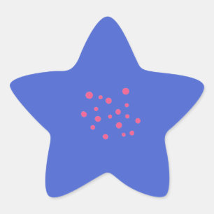 Pegatina En Forma De Estrella Camiseta con divertido estampado de lunares