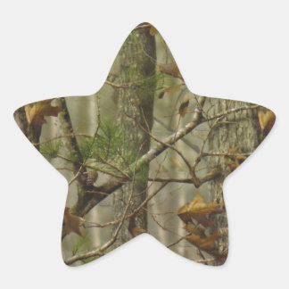Pegatina En Forma De Estrella Camuflaje clásico