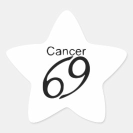 Pegatina En Forma De Estrella Cáncer