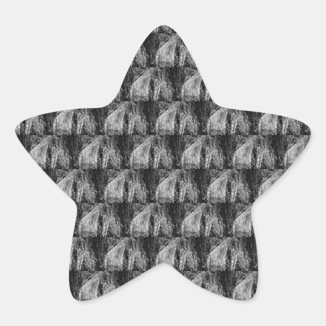 Pegatina En Forma De Estrella casa de vida (Anverso)