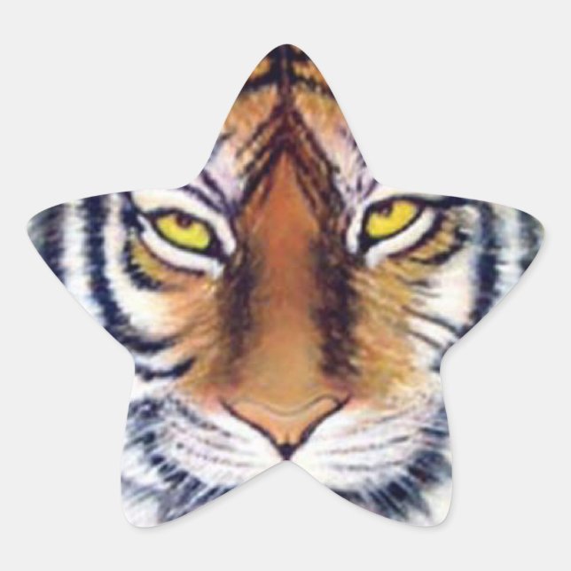 Pegatina En Forma De Estrella Cena (Anverso)