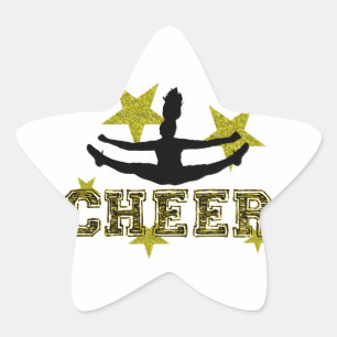 Pegatina En Forma De Estrella Cheerman