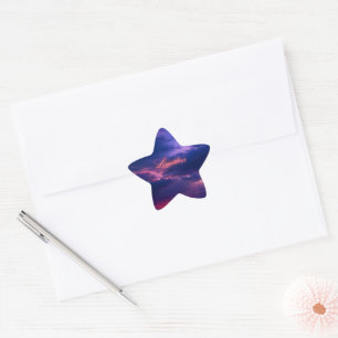 Pegatina En Forma De Estrella Cielo ilimitado - Aguas profundas