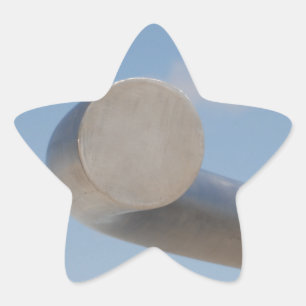 Pegatina En Forma De Estrella Cielos azules metálicos