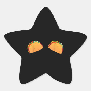 Pegatina En Forma De Estrella Cinco De Mayo Regalo De TACO Mexicano BOOS