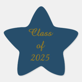 Pegatina En Forma De Estrella Clase Clásica de 2025 Pegatina