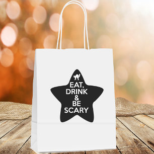 Pegatina En Forma De Estrella Comer a beber y tener miedo