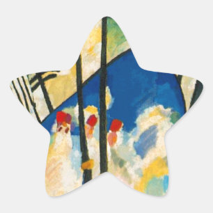 Pegatina En Forma De Estrella Composición IV de Kandinsky