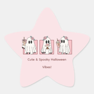 Pegatina En Forma De Estrella Conjunto de Stickers Kawaii de Halloween – Diversi