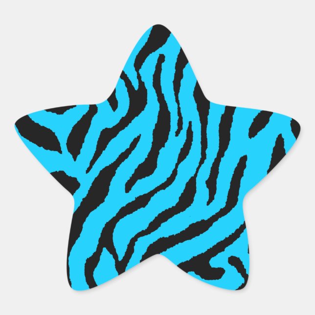 Pegatina En Forma De Estrella Corey Tiger 80s Tiger Stripes (Anverso)