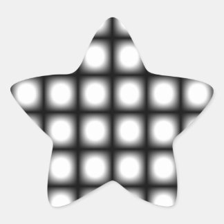 Pegatina En Forma De Estrella Corey Tiger 80s Vintage Op Art