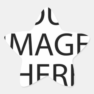 Pegatina En Forma De Estrella Crea tu propio texto y diseño :-)