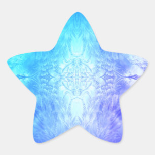 Pegatina En Forma De Estrella cristal de hielo