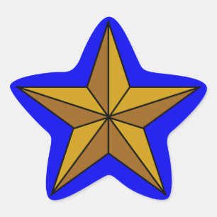 Pegatina En Forma De Estrella Dallas Seal