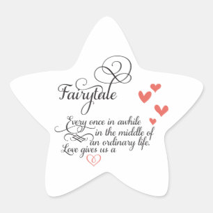 Pegatina En Forma De Estrella De vez en cuando en una vida ordinaria.