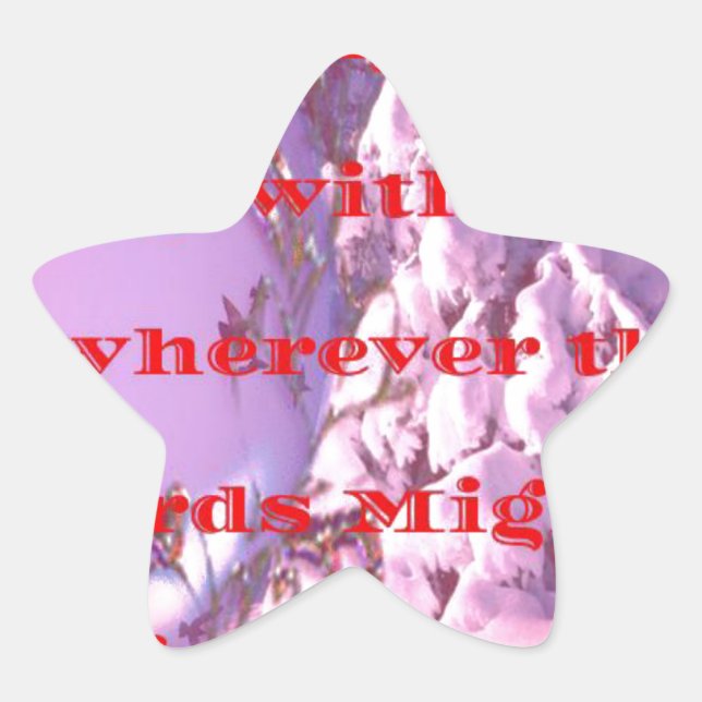 Pegatina En Forma De Estrella Déjame volar contigo a San Valentín.png (Anverso)