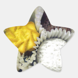 Pegatina En Forma De Estrella Deliciosas Cookies