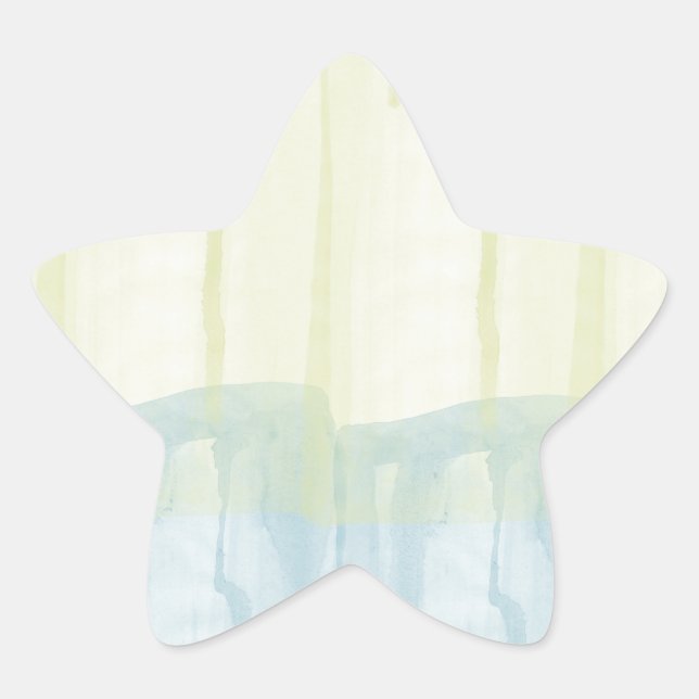 Pegatina En Forma De Estrella Deslizamiento oceánico (Anverso)