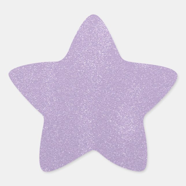 Pegatina En Forma De Estrella Desorden de lavanda (Anverso)