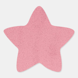 Pegatina En Forma De Estrella Desorden Rosa Brillante