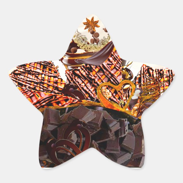 PEGATINA EN FORMA DE ESTRELLA ¡DÍA SOL AZUCARADO! :) (Anverso)