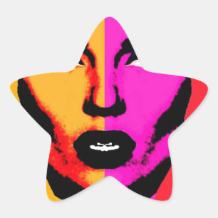 Pegatina En Forma De Estrella Diecinueve Setenta Y Tres