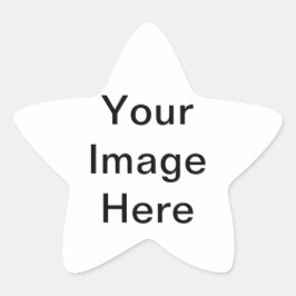 Pegatina En Forma De Estrella diseñar su propio