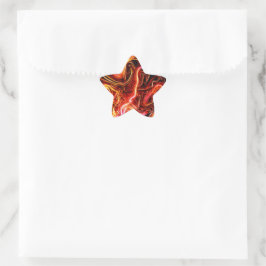 Pegatina En Forma De Estrella Diseño artístico
