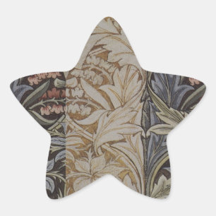 Pegatina En Forma De Estrella Diseño de tapices para William Morris Bluebell