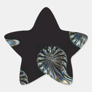 Pegatina En Forma De Estrella Diseño Irlandés-La Colección de Cristal