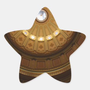 Pegatina En Forma De Estrella Domo del Capitolio de California