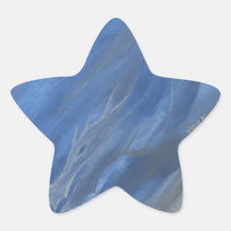 Pegatina En Forma De Estrella Dragon Smokey