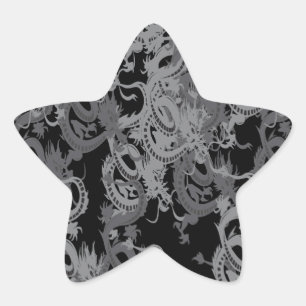 Pegatina En Forma De Estrella Dragon Yang Yang chino