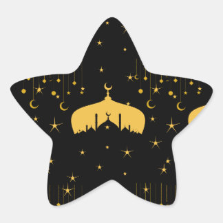 Pegatina En Forma De Estrella Eid On Stars