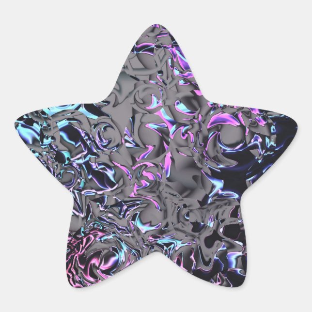 Pegatina En Forma De Estrella El desastre de los años 80 (Anverso)