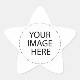 Pegatina En Forma De Estrella El espacio en blanco de la plantilla añade su