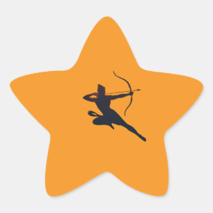 Pegatina En Forma De Estrella El eterno resplandor de Dussehra - Shree Ram