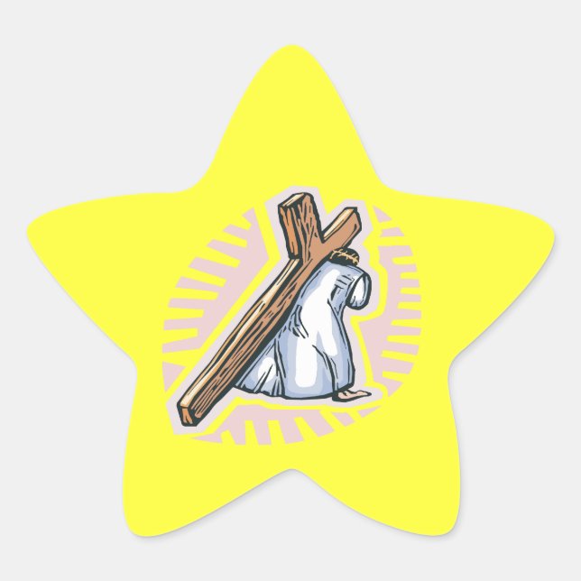 Pegatina En Forma De Estrella El viaje (Anverso)