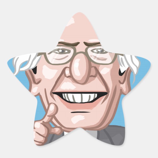 Pegatina En Forma De Estrella Elecciones presidenciales de 2016 (Anverso)