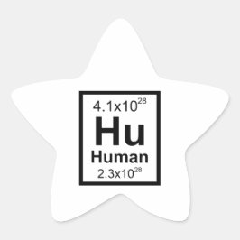 Pegatina En Forma De Estrella Elemento humano