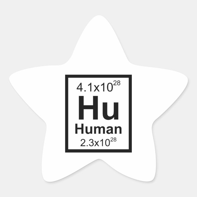 Pegatina En Forma De Estrella Elemento humano