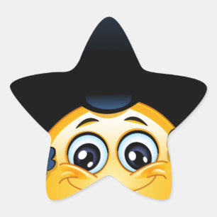 Pegatina En Forma De Estrella emoji afro