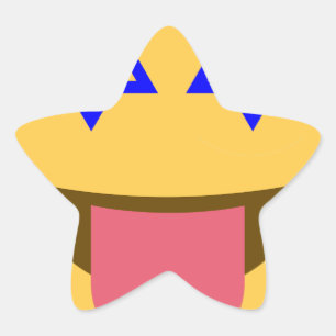 Pegatina En Forma De Estrella emoji chanukkah hanukkah