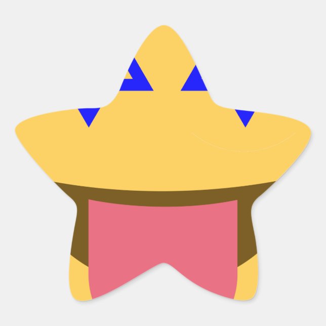 Pegatina En Forma De Estrella emoji chanukkah hanukkah (Anverso)