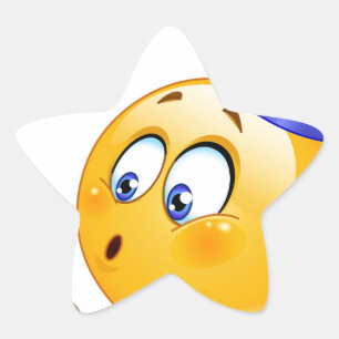 Pegatina En Forma De Estrella emoji de cumpleaños