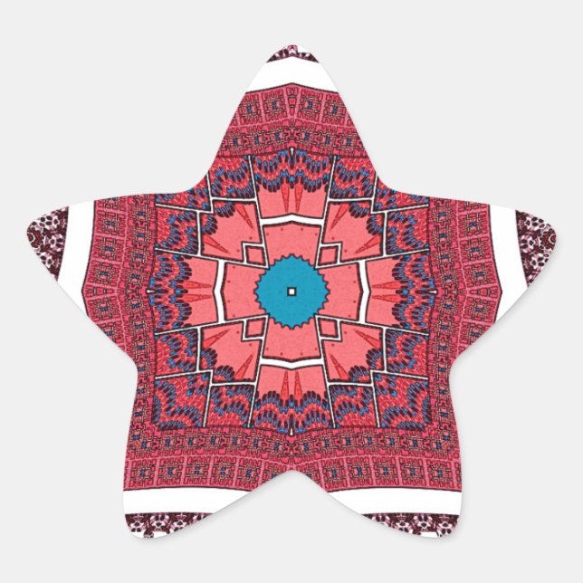 Pegatina En Forma De Estrella Entusiasmo individual (Anverso)